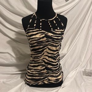 Venus leopard print strappy top